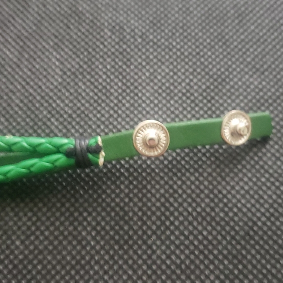 2 pc Green yellow happy religious bracelet s… - Picture 8 of 9